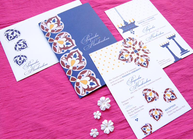 Included in each stationery suite are wedding invitations inserts